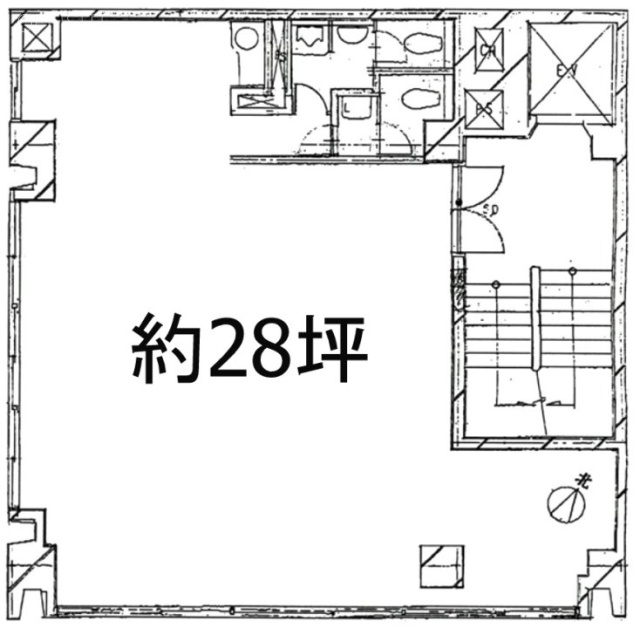 赤坂見附アネックス6F 間取り図