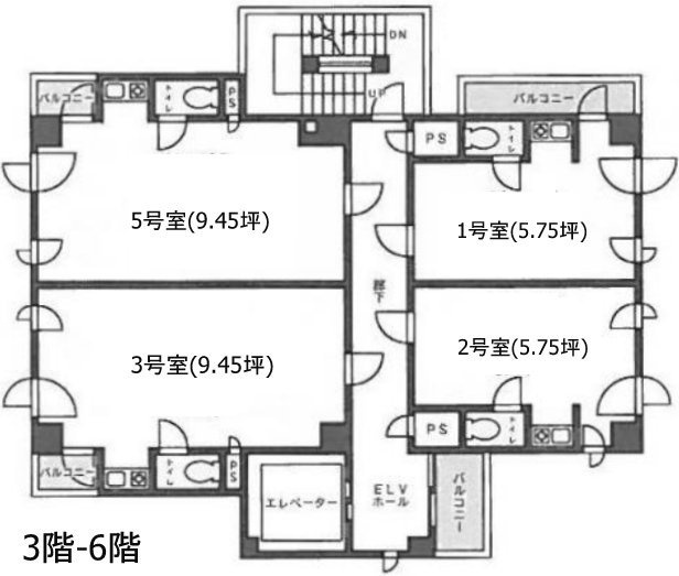 テロワール南青山601 間取り図