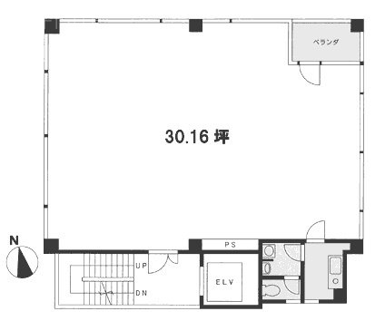 KC東麻布ビル5F 間取り図