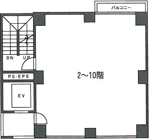 GINZA7454F 間取り図