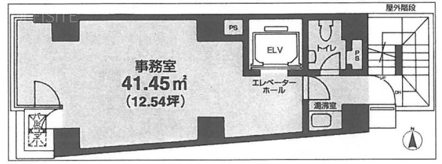 ペリエ神宮前8F 間取り図