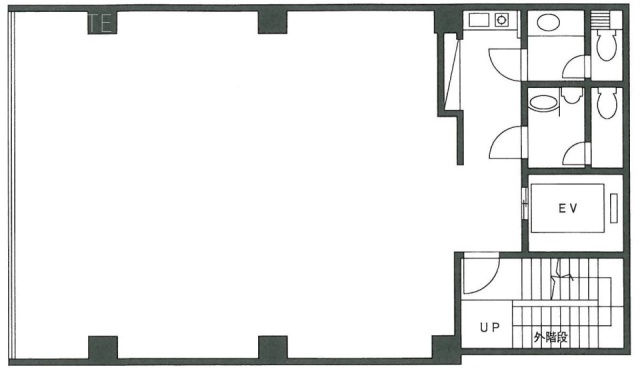 コージュビル2F 間取り図