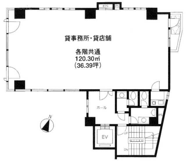 ハウス本郷ビル8F 間取り図