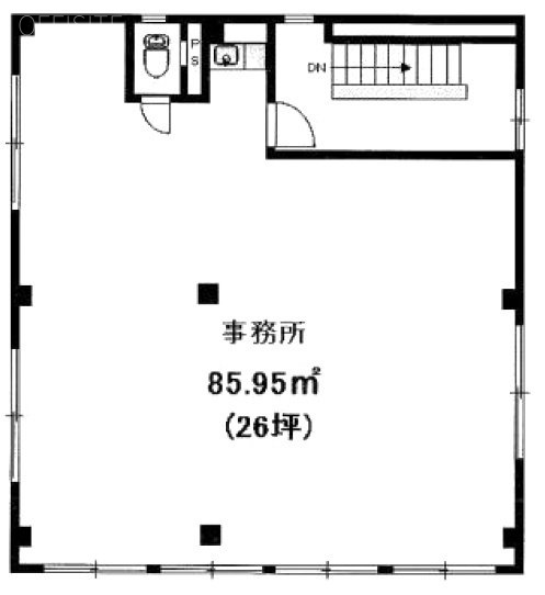鳴海ビル3F 間取り図