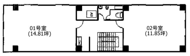 京新ビル701 間取り図