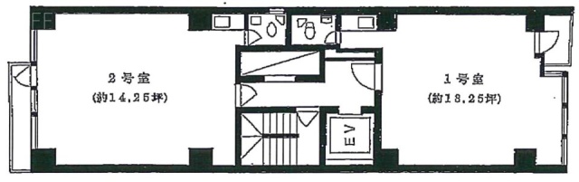 宮下パークビル802 間取り図