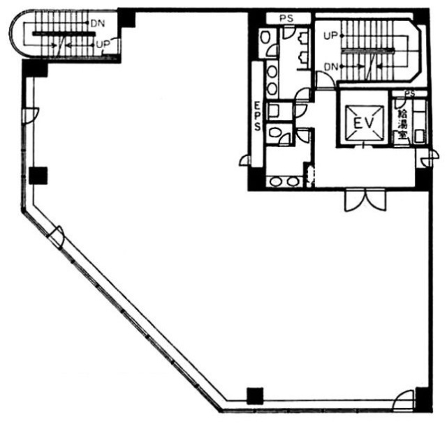 二番町カシュービル6F 間取り図