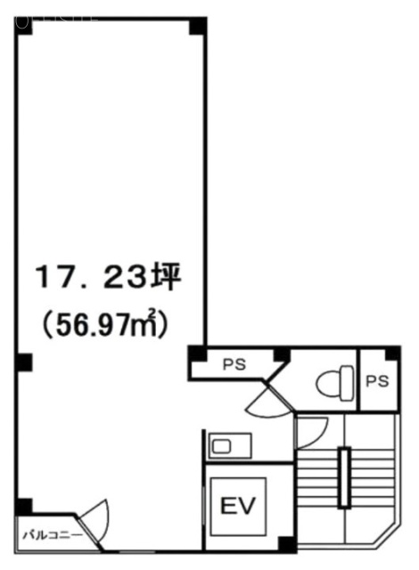 木村ビル7F 間取り図