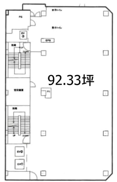 犬山西口ビルA 間取り図