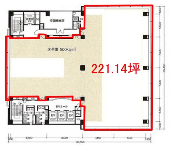 SOUTH PORT品川601 間取り図