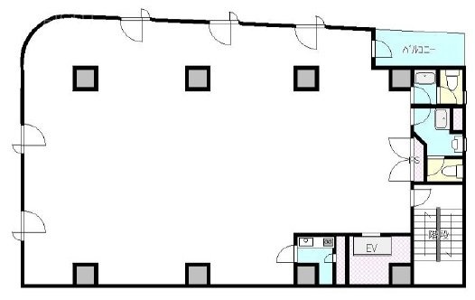 麹町山口ビルB1F 間取り図