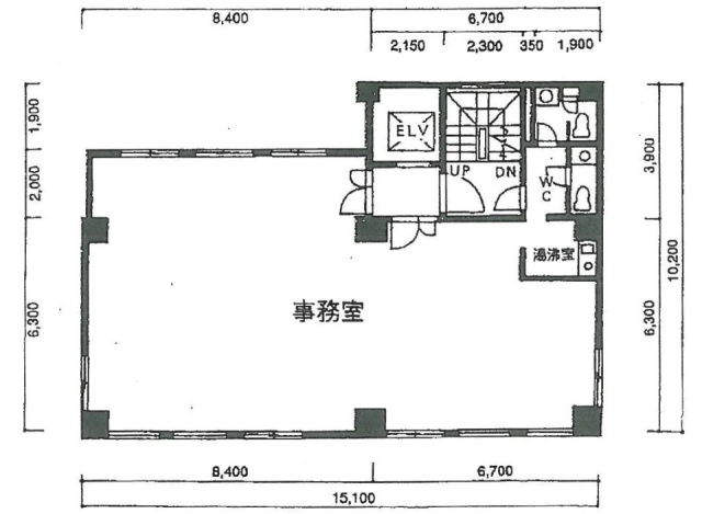 大手ビル4F 間取り図