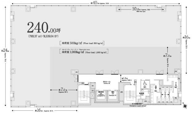 泉ガーデンアネックス5F 間取り図