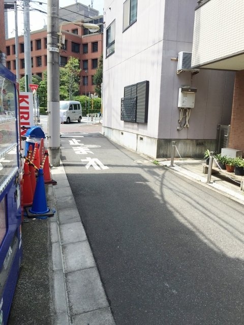 ナウルマンション ビル前面道路
