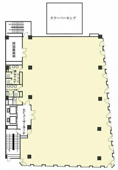 巣鴨ダイヤビル6F 間取り図