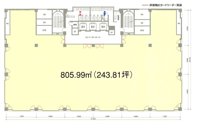 住友不動産京橋ビル4F 間取り図