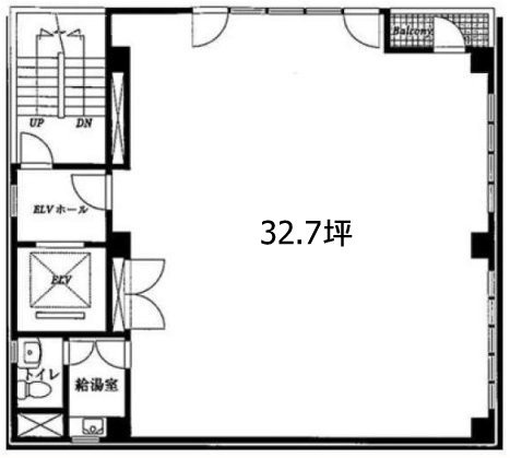 タクエー横浜西口第2ビル7F 間取り図