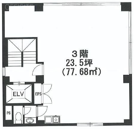 中島ビル1F 間取り図