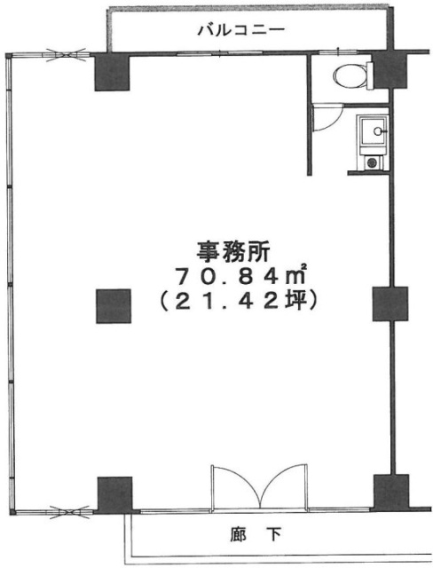 岡本ビル2F 間取り図