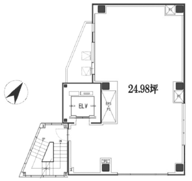 グランベル恵比寿西ビル5F 間取り図