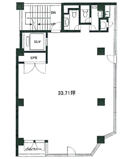 東拓ビル2F 間取り図