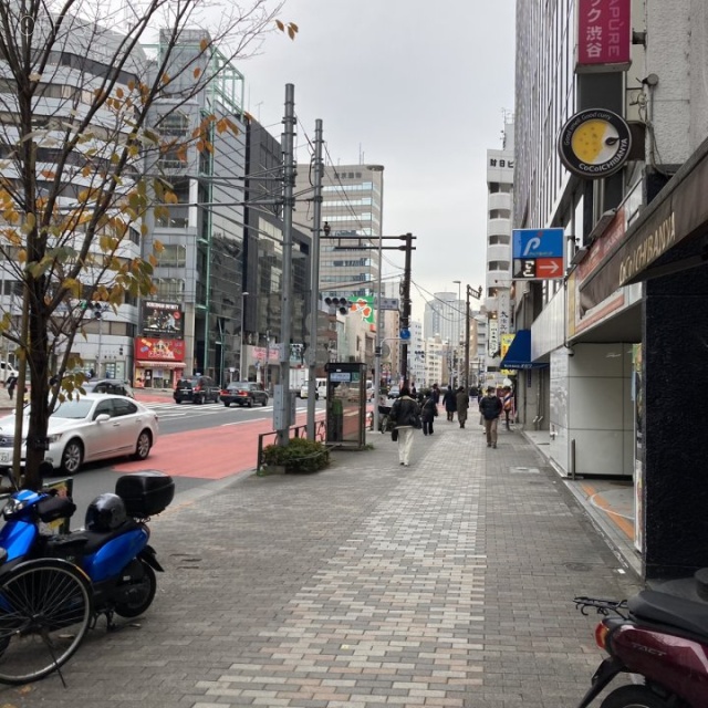 パールビル ビル前面道路