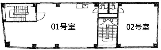 第六松屋ビル302 間取り図