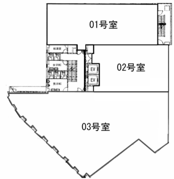 いちご五反田ビル7F 間取り図