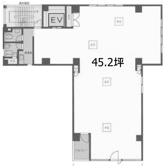 虎ノ門菅井ビル3F 間取り図