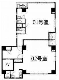 TWG神楽坂1F 間取り図