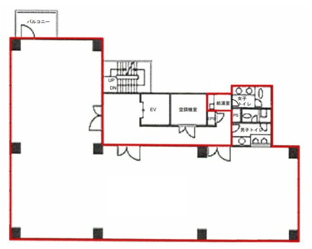 築地MKビル2F 間取り図