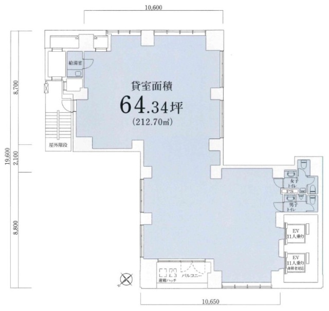 RBM銀座ビル3F 間取り図