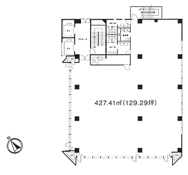 東京建物八重洲さくら通りビル9F 間取り図