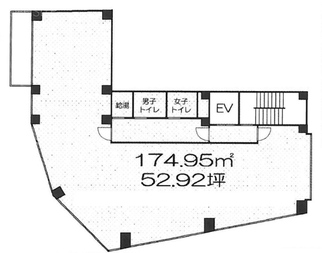 虎ノ門KTビルA 間取り図