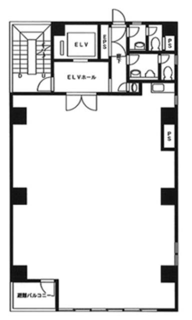 芝大門トーセイビル2F 間取り図