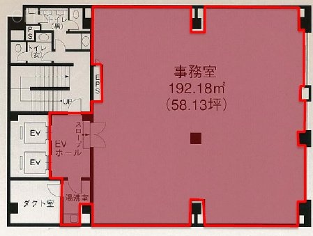新日本実業銀座6丁目ビル1F 間取り図