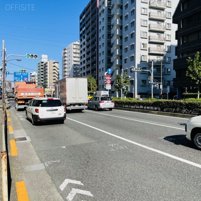 プラムアーク品川 ビル前面道路