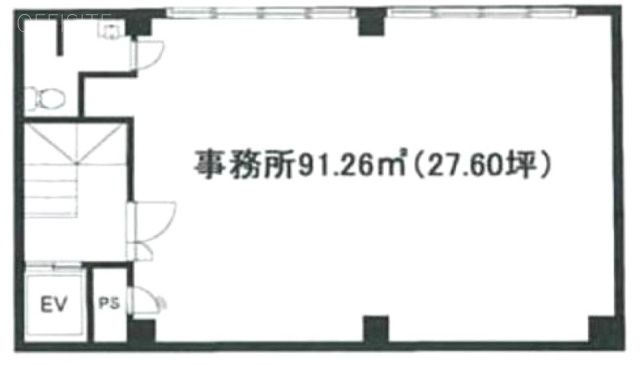 富士見町ペガサスビル3F 間取り図