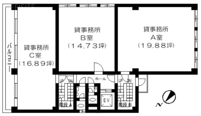 大野屋ビルB 間取り図