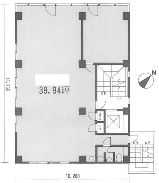 大石ビル4F 間取り図