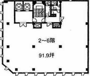 松屋明石町本館B1F 間取り図