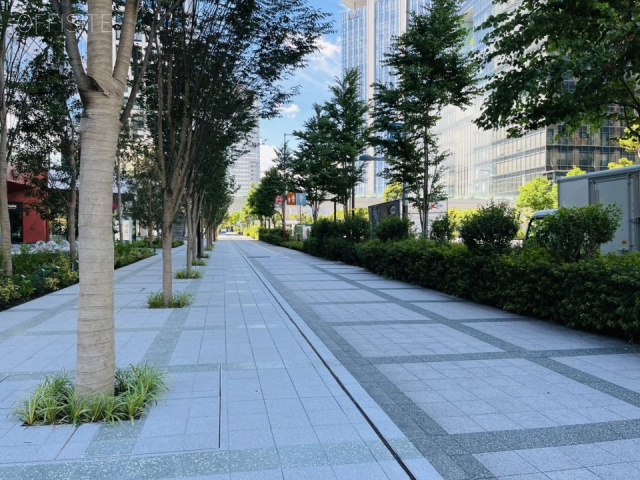 豊洲セイルパーク　前面歩道
