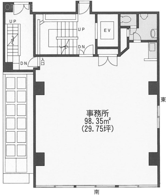 銀鱗ビル2F 間取り図