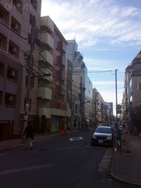 大畑ビル 4階 22.84坪　ビル周辺道路