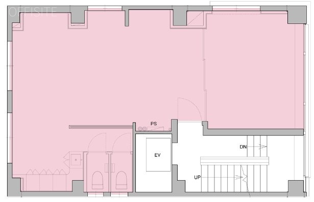 アイオーシンバシ3F 間取り図