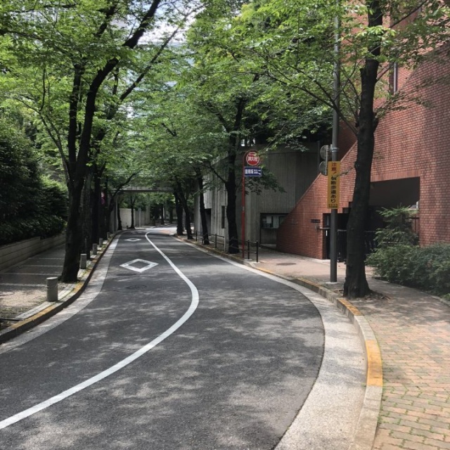 アークヒルズエグゼクティブタワー ビル前面道路