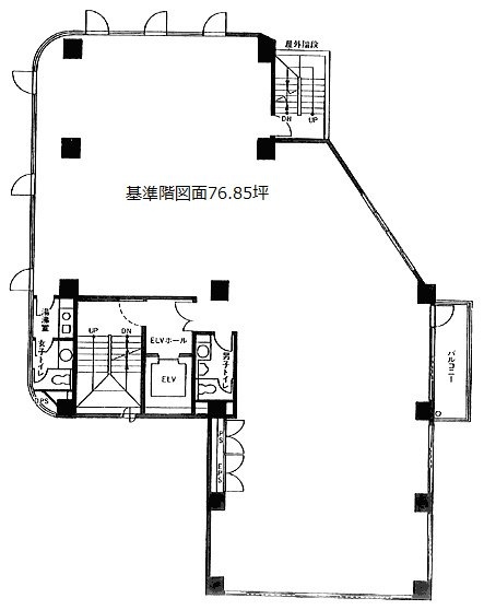 YTタナカビル4F 間取り図