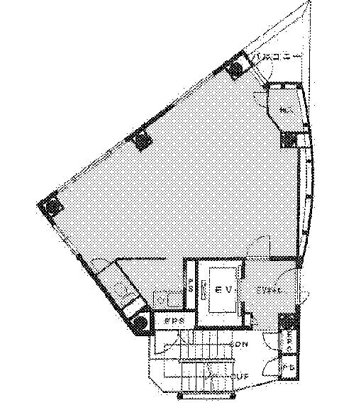 六本木ディオーネビル7F 間取り図