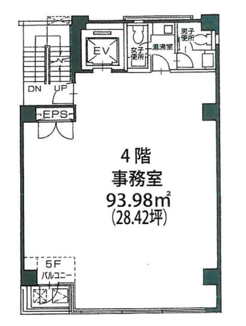 信和ビル5F 間取り図