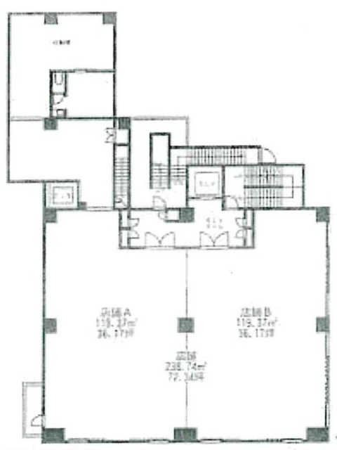 西東京市北町1丁目医療ビル5F 間取り図